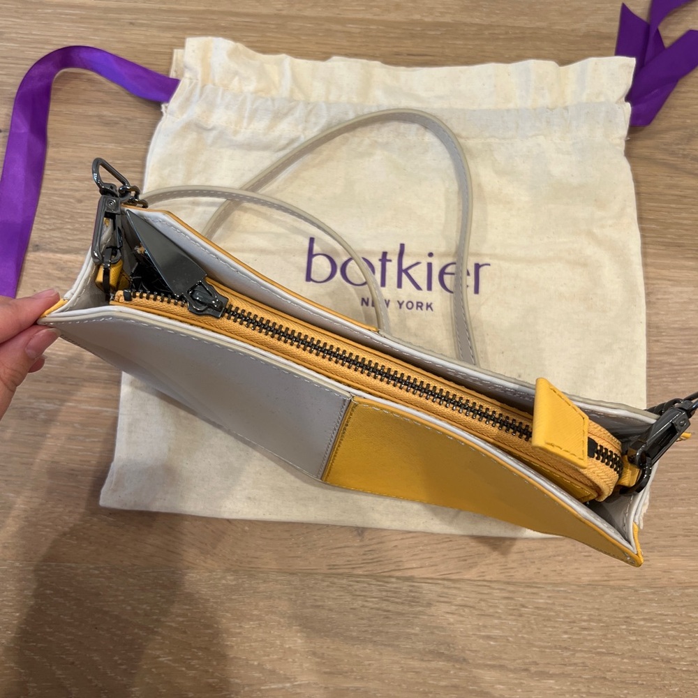 Botkier half yellow and gray crossbody bag: small/ medium sizing - Picture 2 of 3